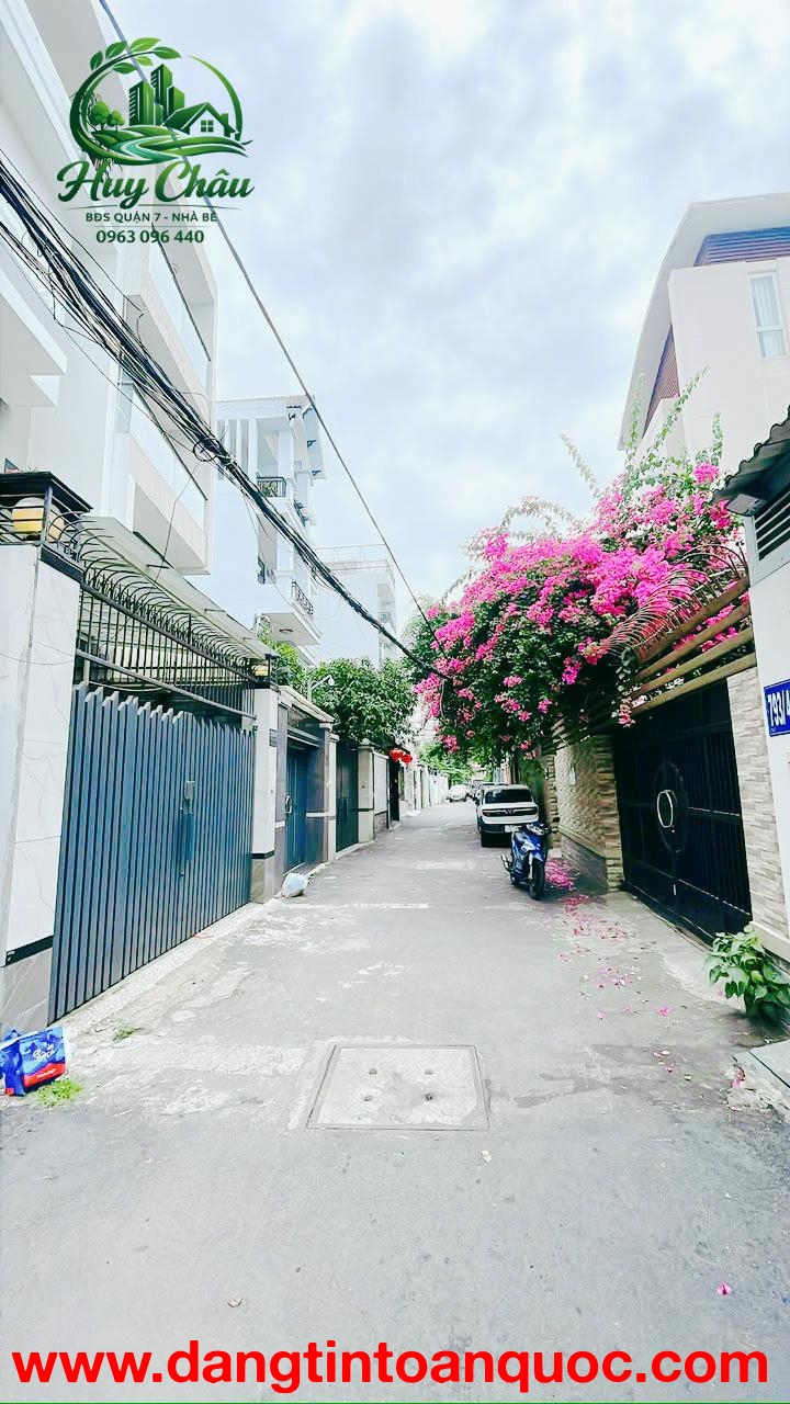 BÁN GẤP NHÀ KIỀU ĐÀM Q7 – HẺM XE HƠI 6M – HẦM 5 TẦNG - 12 TỶ 5
