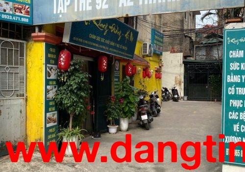 CHÍNH CHỦ BÁN NHÀ TẦNG 1 – LÔ GÓC 2 MẶT TIỀN – SÁT MẶT PHỐ THANH NHÀN