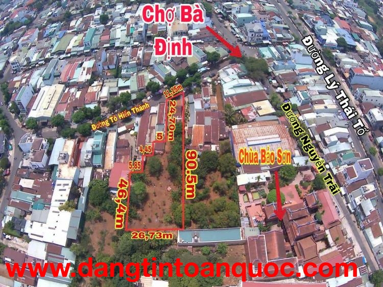 Thửa đất vàng trung tâm Pleiku – Cơ hội đầu tư đẳng cấp