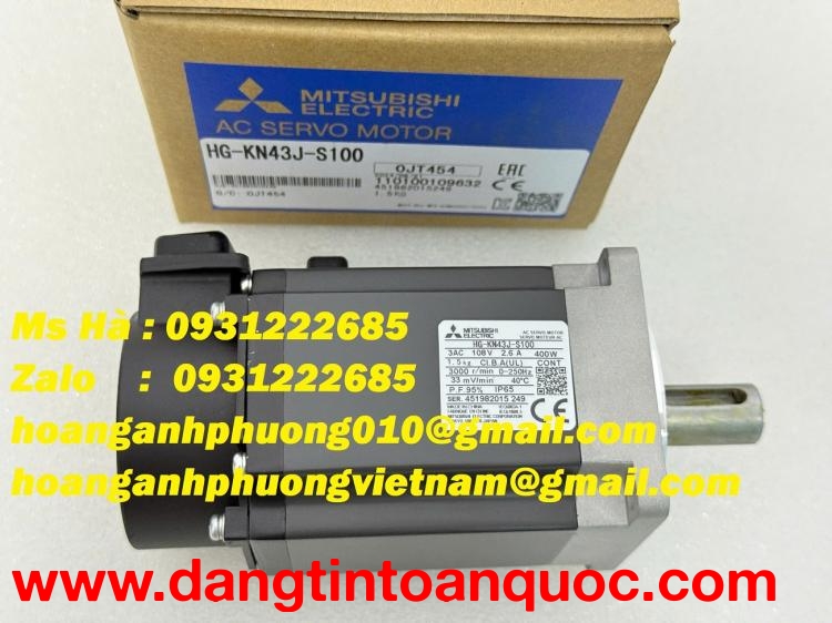 Động cơ servo HG-KN series HG-KN43J-S100 mitsubishi 400W