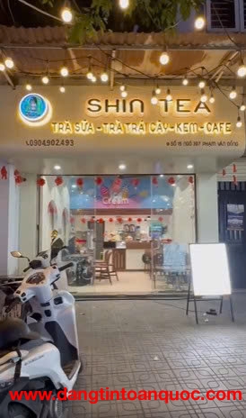 SANG NHƯỢNG GẤP QUÁN TRÀ SỮA & ĂN VẶT – MẶT PHỐ PHẠM VĂN ĐỒNG Bắc Từ Liêm, Hà Nội.