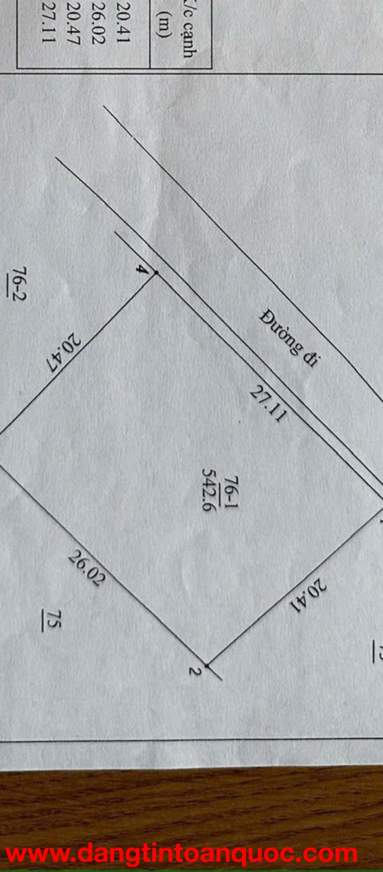 Chính chủ dao bán mảnh đất gần QL21