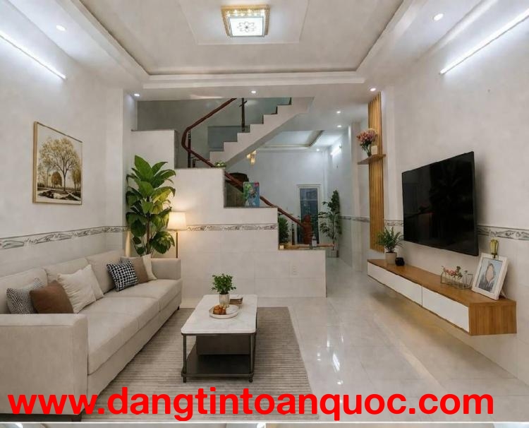 HXH 8M KHU DÂN TRÍ -4 TẦNG BTCT- HOÀN CÔNG ĐỦ- 100M RA QL1A -SANG GÒ VẤP 5 PHÚT- CHỦ MỚI SƠN SỬA TÚT