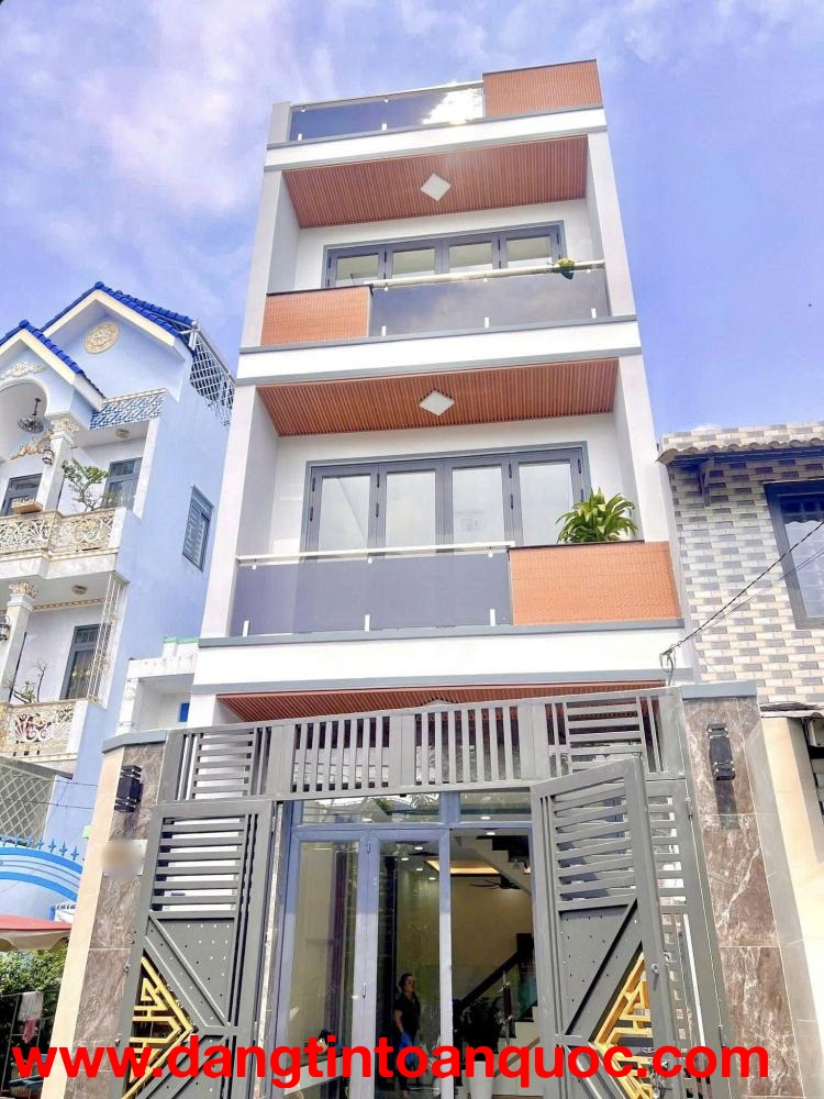 Nhà mới 4 tầng (4.3x14m) HXH Phạm Thế Hiển P3Q8. Giá: 8.9 tỷ