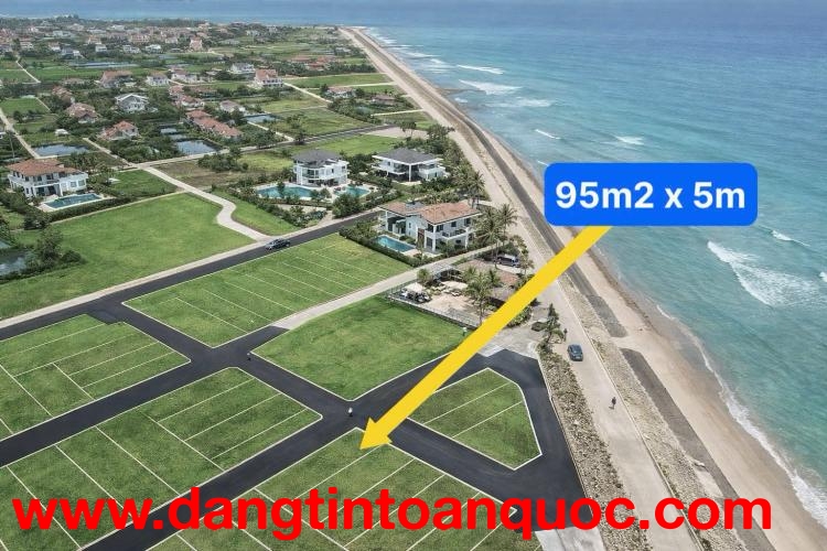Lô đất mặt biển Nam Định sát khu kinh tế ninh cơ 95m² – giá từ nhỉnh 1 tỷ