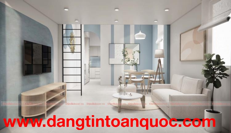 Thiết Kế Căn Hộ Huy's House Phong Cách Coastal Tại Vũng Tàu