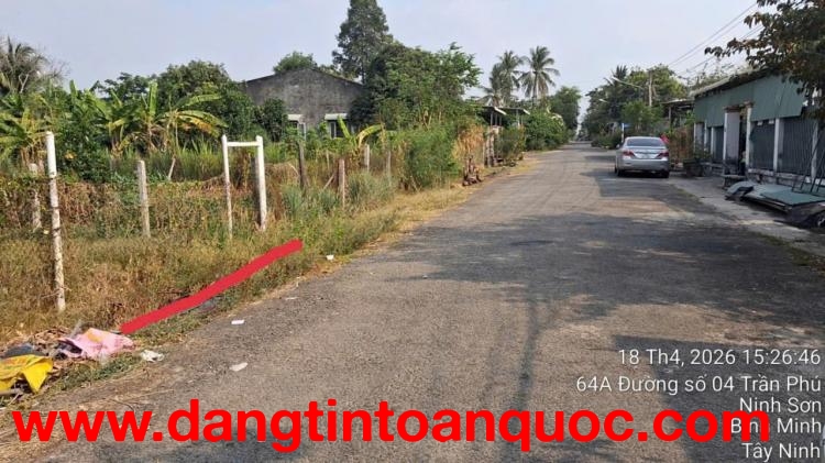 VỊ TRÍ ĐẸP – GIÁ TỐT  – Chính Chủ Bán Đất Đường số 24 đường Bời Lời, Phường Bình Minh, Tây Ninh