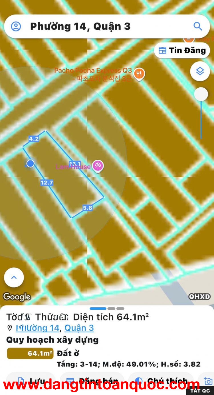 BÁN NHÀ HXH 8M Đ.LÊ VĂN SỸ, 65M2 FULL THỔ CƯ - CHỈ 13,9T - VỊ TRÍ KINHD OANH ĐA NGÀNH SIÊU ĐỈNH - XE