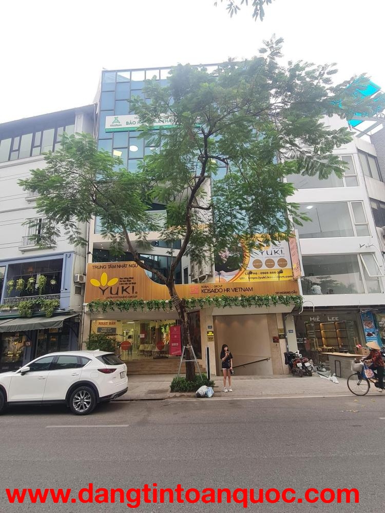 ???? TÒA VĂN PHÒNG VIP MẶT PHỐ HOÀNG CẦU, ĐỐNG ĐA, 216M2 8T MT 10M, CHỈ 110 TỶ ????
