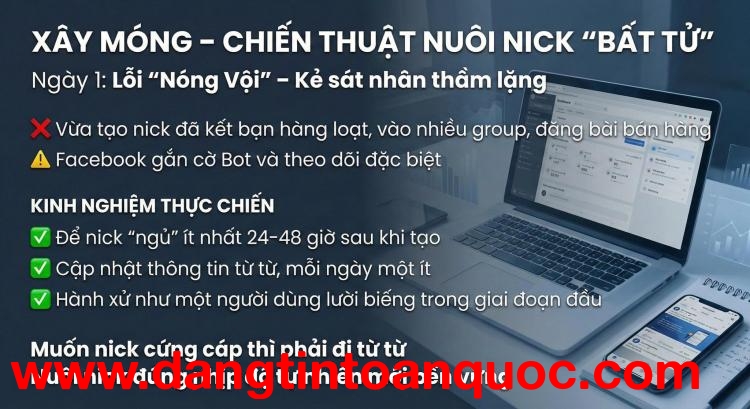 Chiến Thuật Nuôi Nick 