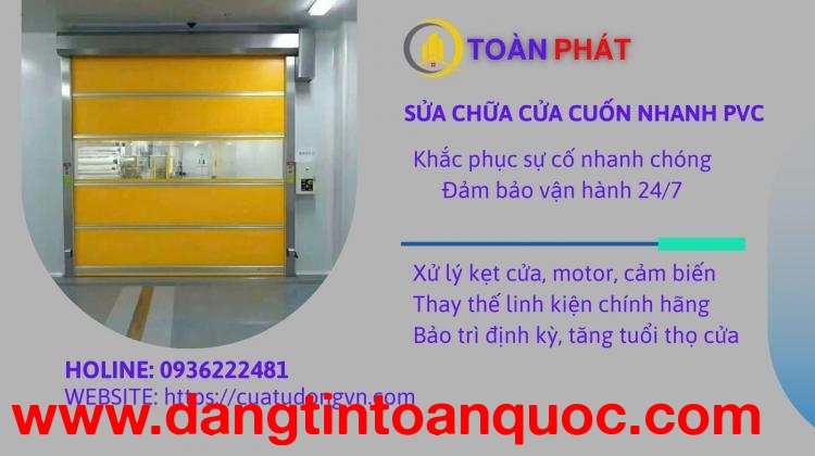 ???? CỬA CUỐN NHANH PVC – GIẢI PHÁP CHO NHÀ XƯỞNG HIỆN ĐẠI ????