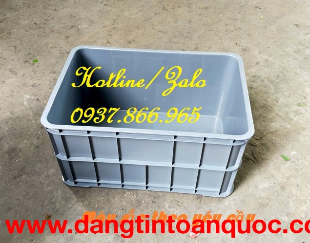 Sản xuất màu thùng nhựa theo yêu cầu, thùng nguyên sinh, thùng kín có  nắp đậy