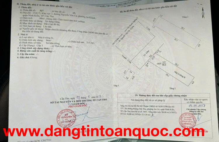 BÁN NHÀ MẶT TIỀN NGUYỄN VĂN CỪ - 17 TỶ, 98M2, KINH DOANH