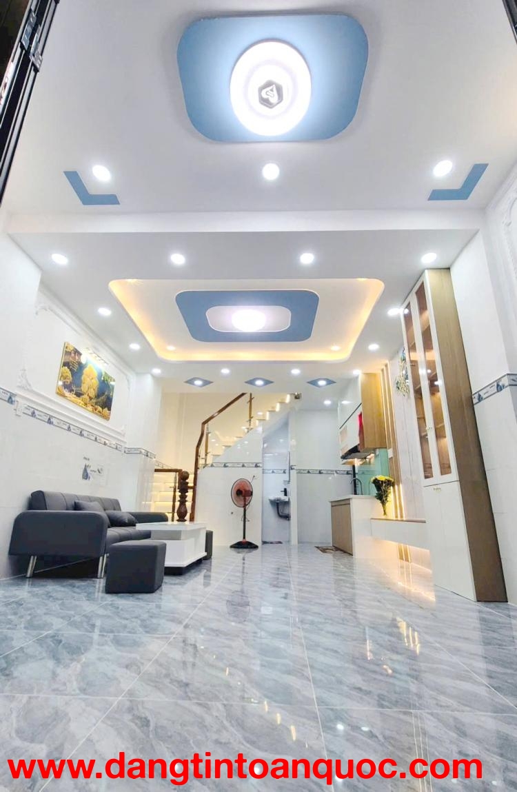 4.89 tỷ Nhà 1 lầu nở hậu ngay chợ Ba Đình P10Q8 (P.Chánh Hưng) full nội thất