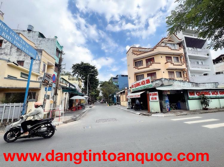 HIẾM NGANG 18M*13M - BÁN BIỆT THỰ 3 TẦNG Đ.ĐỒNG NAI TƯƠNG LAI RA MẶT TIỀN Đ.BẮC HẢI, P.15, QUẬN 10 -