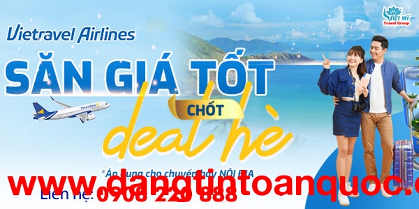 Vietravel Airlines ưu đãi vé Chào Hè 2026