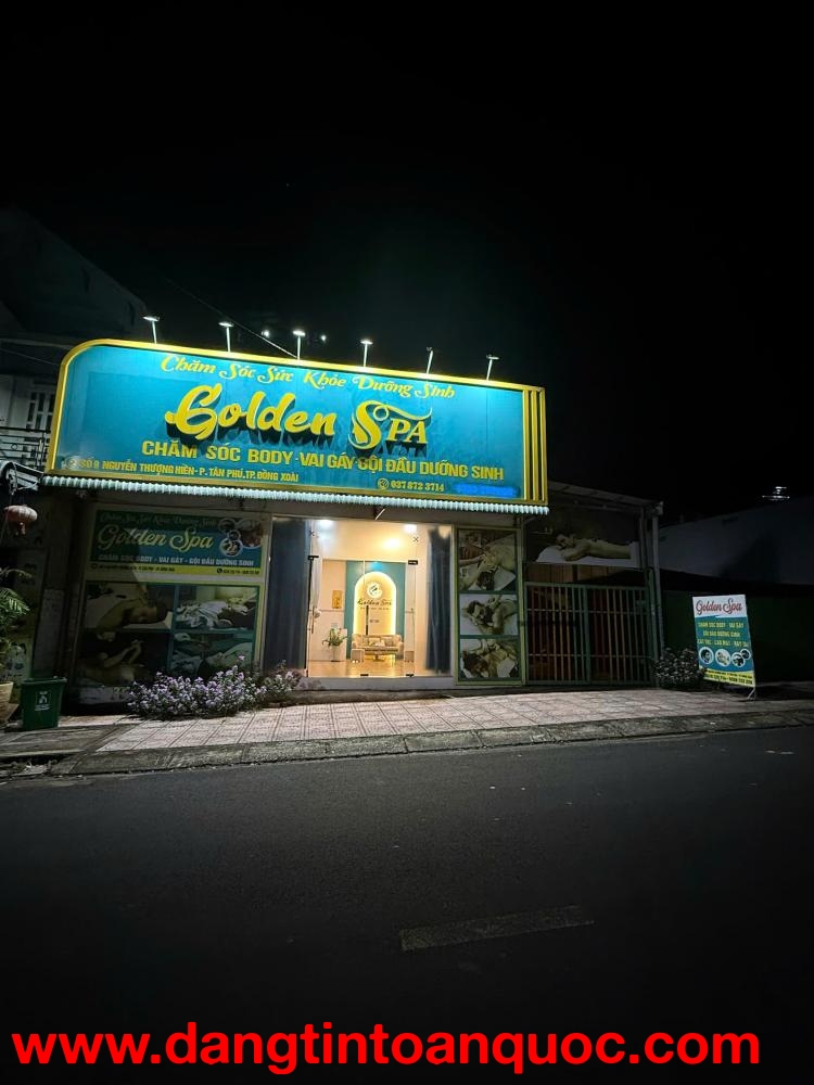 SANG NHƯỢNG TIỆM SPA DƯỠNG SINH ,VÀO LÀ KINH DOANH NGAY TẠI ĐỒNG XOÀI