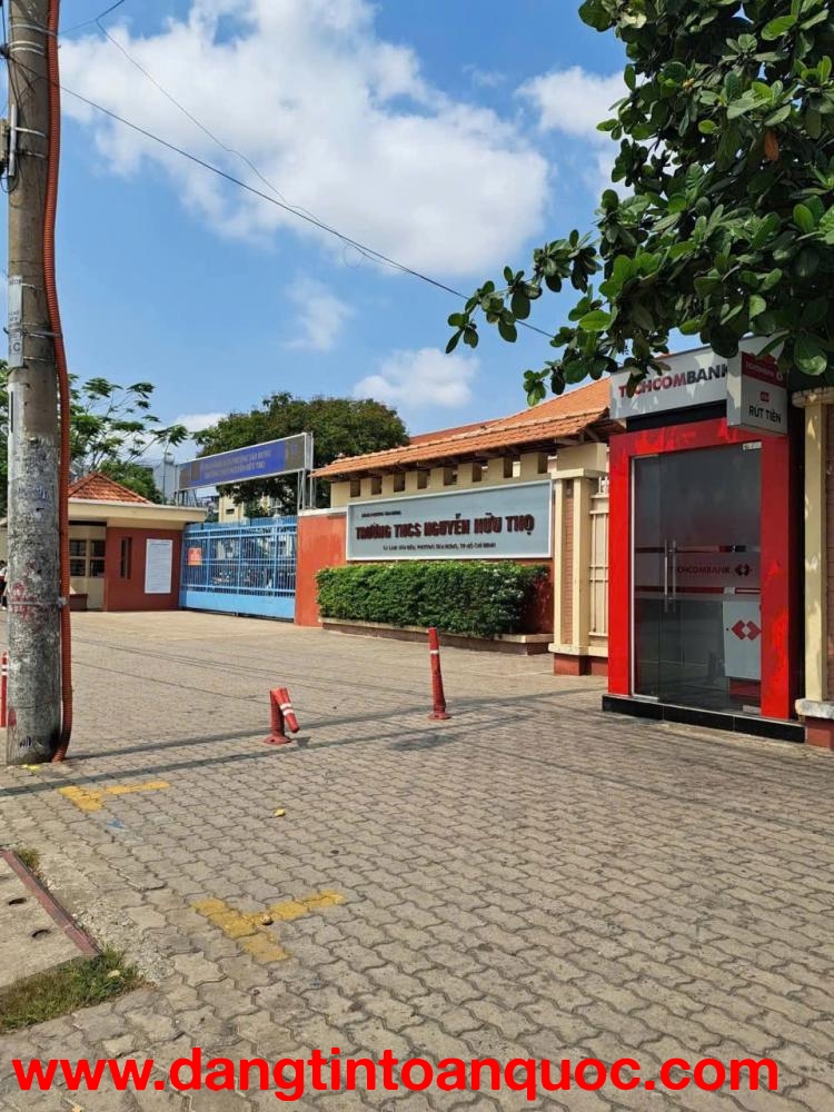 [Q7] Nhà có DòngTiền 6 ×13_sổ vuông Sát Bên trường học Nguyễn Hữu Thọ