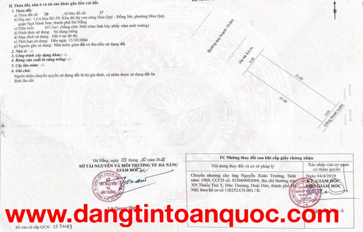 HOT HOT – ĐẦU TƯ LÀ SINH LỜI- CHÍNH CHỦ CẦN BÁN GẤP ĐẤT Tại Phường Hòa Qúy, Quận Ngũ Hành Sơn, Đà Nẵ