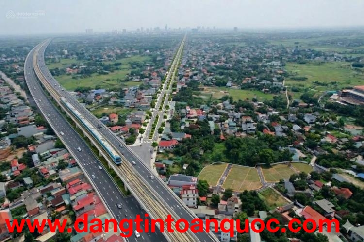 Bán Gấp siêu phẩm Đất nền Hoà Lạc sát Metro city Hoà Lạc, HN. DT 100m2 MT 6,2m giá thoả thuận