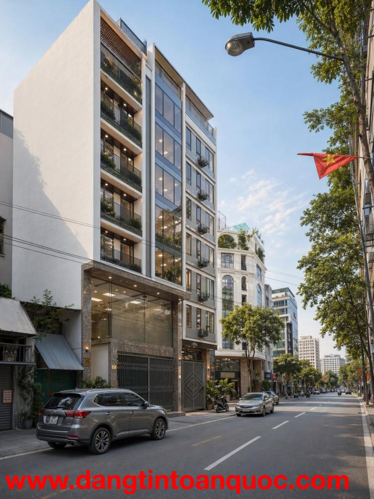 BÁN NHÀ NGUYỄN THỊ ĐỊNH, MẶT PHỐ ĐẸP, 8 TẦNG THANG MÁY, VĂN PHÒNG, CHỈ 48 TỶ