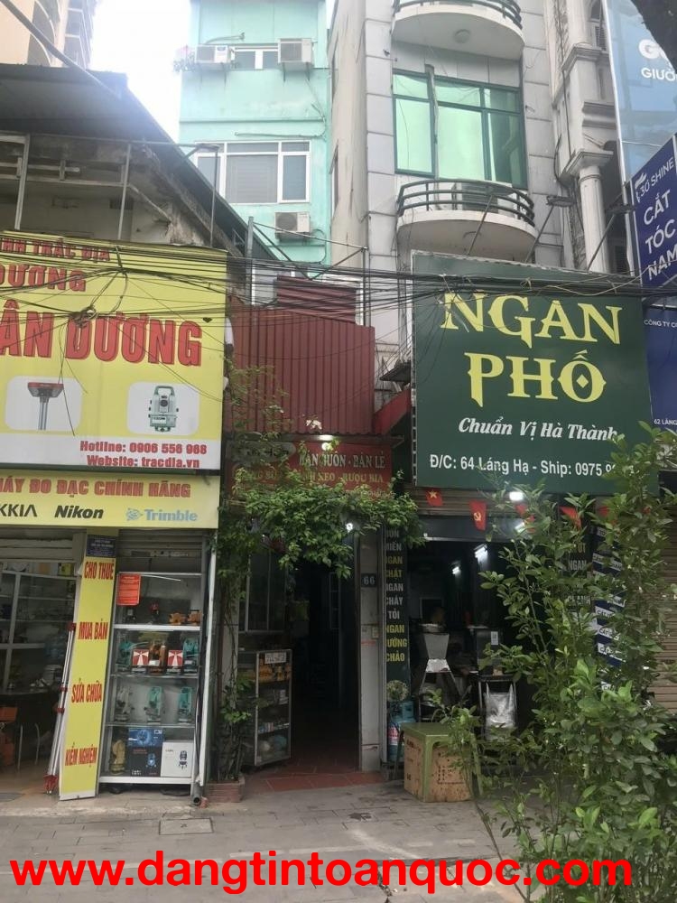 CHO THUÊ MẶT BẰNG KINH DOANH-VĂN PHÒNG – 66 LÁNG HẠ, ĐỐNG ĐA, HÀ NỘI