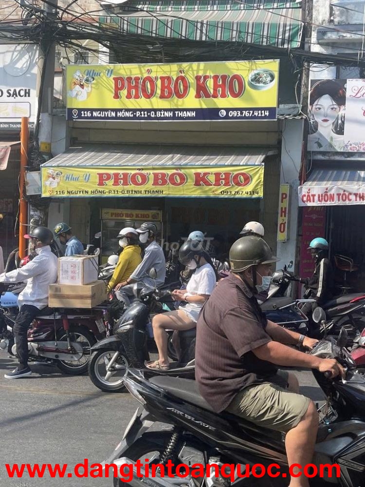 Chính Chủ cần bán Nhà Cấp 4 mặt tiền Nguyên Hồng – P11,  Bình Thạnh,TPHCM