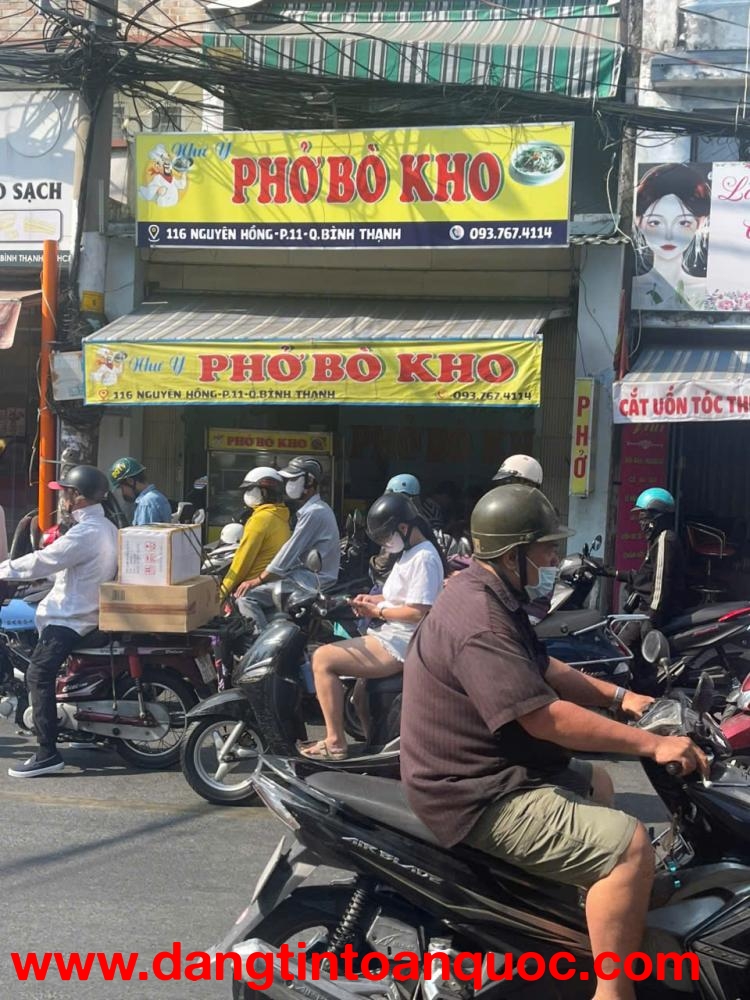 NHÀ MẶT TIỀN NGUYÊN HỒNG – PHƯỜNG 11, BÌNH THẠNH – VỊ TRÍ KINH DOANH ĐẮC ĐỊA TẠI BÌNH THẠNH