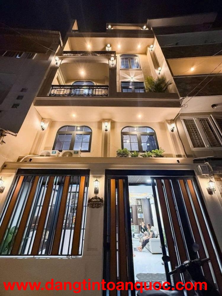 Bán nhà HXH 5m Thích Quảng Đức, gần CV Gia ĐỊnh, 6x6m, 4 T - 4 PN, full nội thất, 8,6 tỷ.