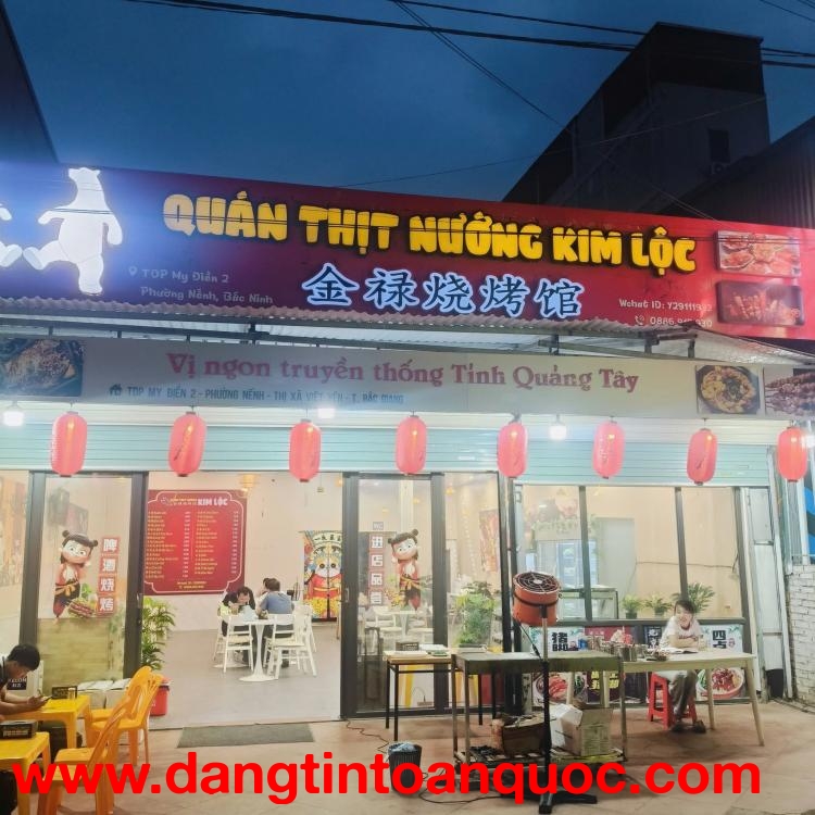 SANG NHƯỢNG QUÁN NƯỚNG – QUÁN NHẬU VIỆT TRUNG VÀO KINH DOANH NGAY – TẶNG 5 THÁNG TIỀN NHÀ