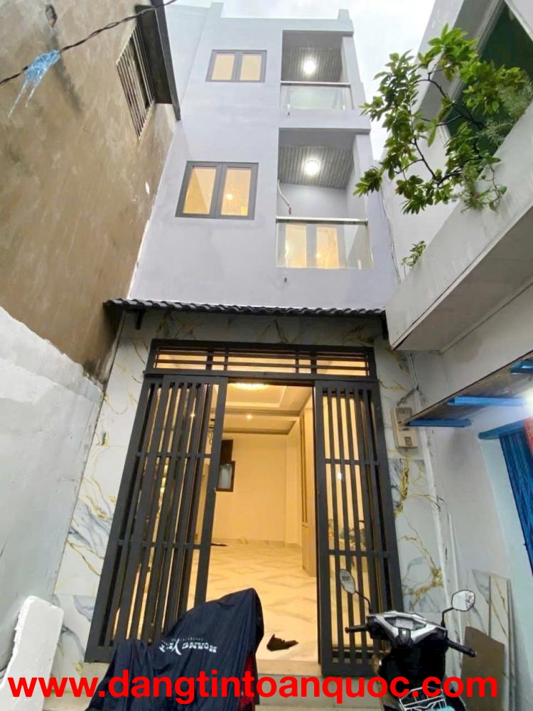 Nhà nở hậu 6m Mạc Vân P13Q8 (P.Chánh Hưng), ko lộ giới