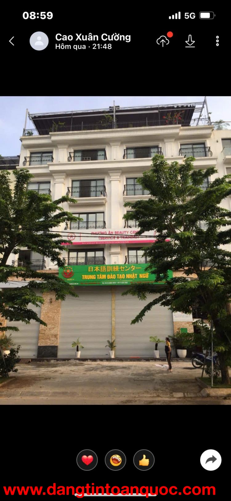 CHO THUÊ TÒA NHÀ 7 TẦNG – NGOẠI GIAO ĐOÀN (ĐỐI DIỆN ĐẠI SỨ QUÁN HÀN QUỐC)