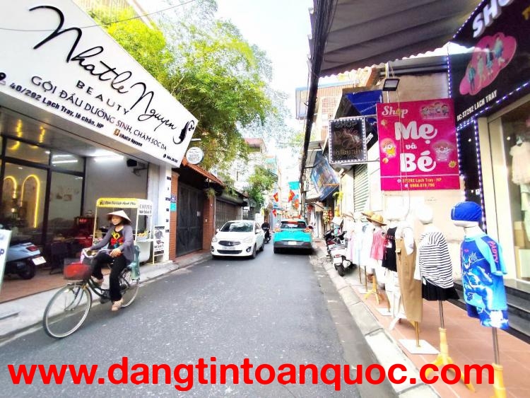 ⭐⭐Mặt đường Hào Khê - 130m - Mặt tiền 4.8m - gần Lạch Tray kinh doanh đẹp