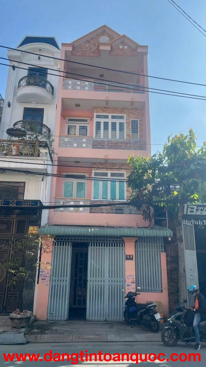 MẶT TIỀN HUỲNH THỊ HAI – 5x20M – 4 TẦNG + SÂN THƯỢNG – CHỈ 10 TỶ