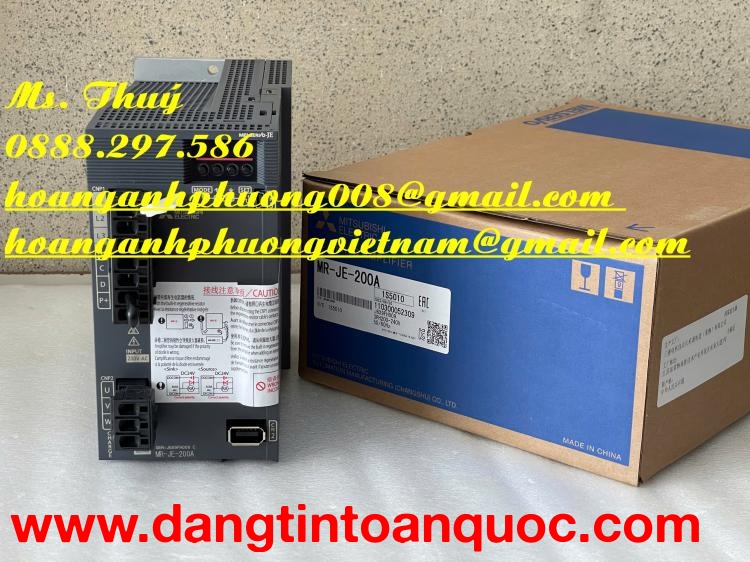 Bộ điều khiển hiệu suất cao MR-JE-200B của Mitsubishi