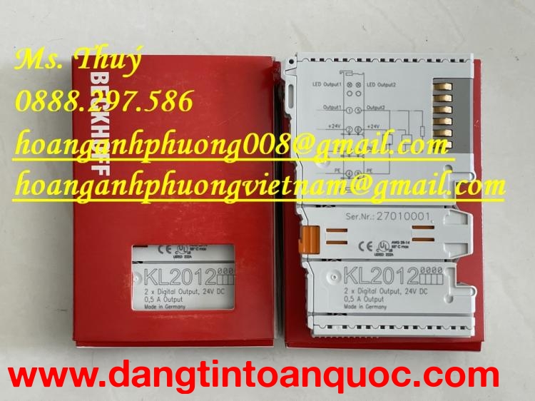 Mô đun Beckhoff KL2012 - Nhà phân phối giá tốt tại Bình Dương