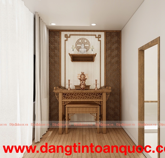 Thiết Kế Phòng Thờ Tân Cổ Điển Á Đông Tại Vũng Tàu