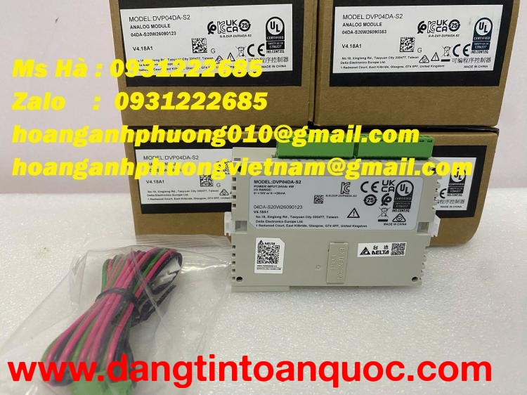 Giá tốt - Mô đun điều khiển dòng Delta DVP04DA-S2 