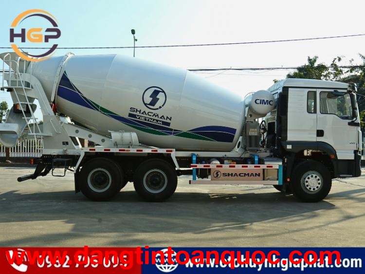 Giải pháp trộn bê tông tiên tiến nhất - Xe bồn Shacman H3000S 10 khối