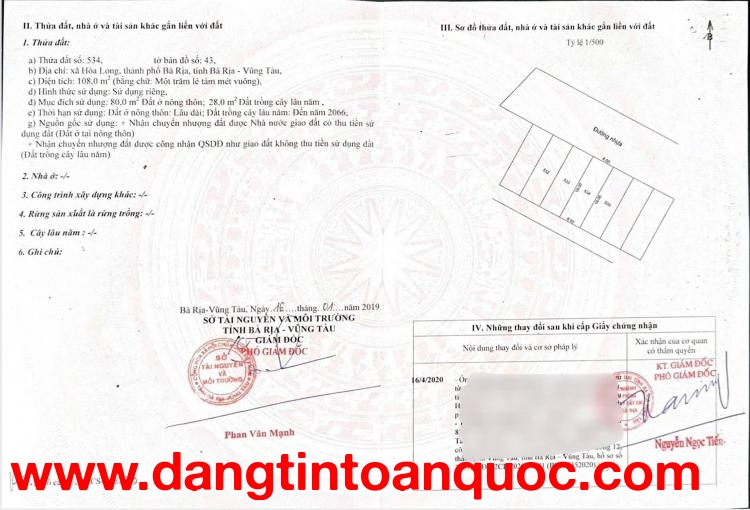 ĐẤT GÒ CÁT 8 – HÒA LONG - Vị trí đẹp – giá tốt – phù hợp ở & đầu tư