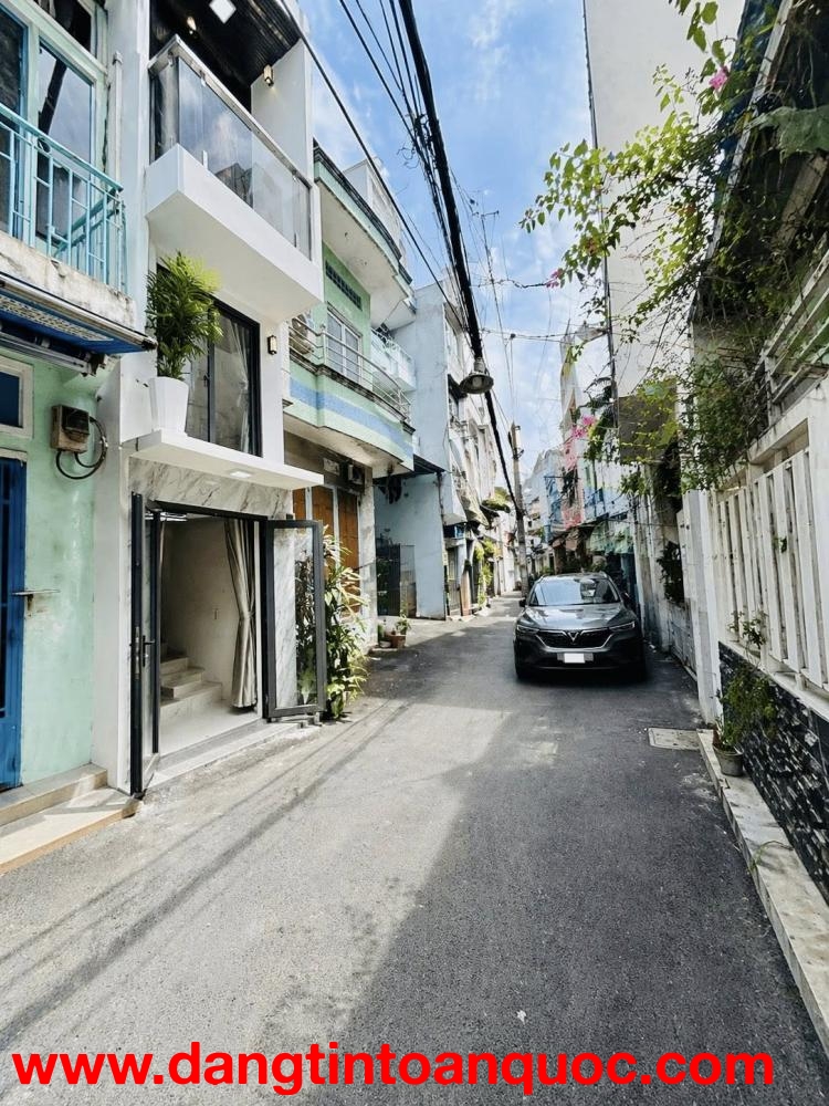 GIÁP BÀU CÁT TÂN BÌNH - HẺM XE HƠI THÔNG ÂU CƠ - 250M2 - 6 TẦNG 6PN - CHỈ 8.1 TỶ
