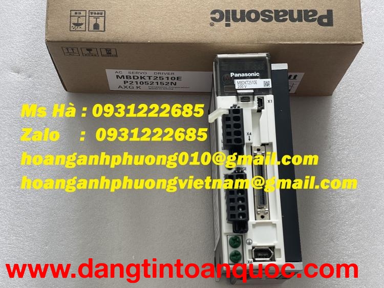 Servo điều khiển động cơ MBDKT2510E panasonic 400W