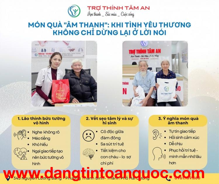 Máy trợ thính tâm an Hải Dương