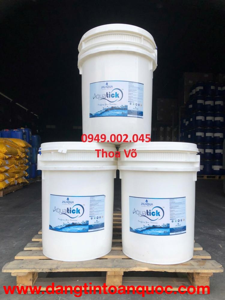 Clo Aquatick 70% Ấn Độ Thùng 45kg – Chlorine Xử Lý Nước Ao Tôm, Diệt Khuẩn Hiệu Quả