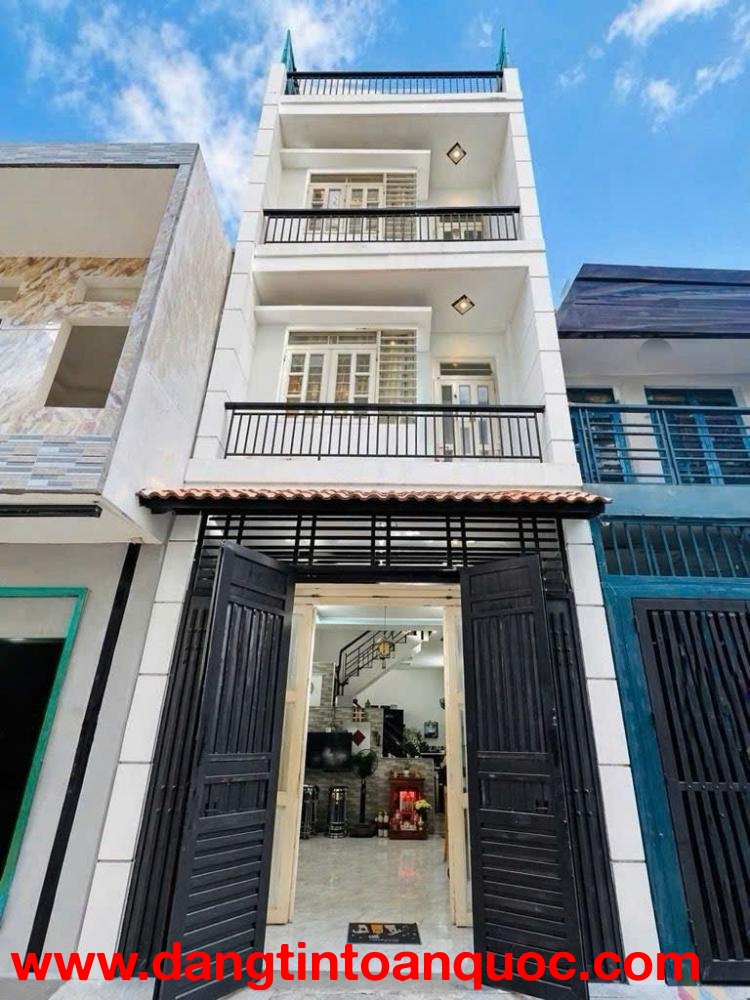 Bán nhà Lê Văn Qưới - 4 tầng - HXH 6M - ngay ngã tư bốn xã - 5.9 tỷ (tl)