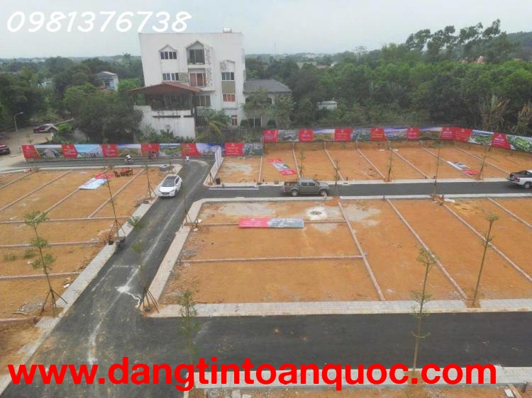 Bán đất nền sổ đỏ 100m² Cổ Đông, Sơn Tây. Giá 2 tỷ. LH: 0981376738