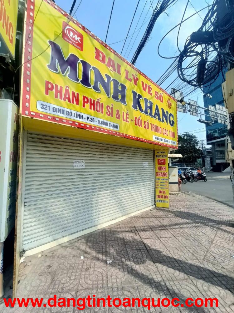 Cho Thuê Nhà Kd Mặt Tiền 1 Trệt 1 Lửng, 75m2 Tại Góc Ngã Tư Nguyễn Xí – Đinh Bộ Lĩnh, P.26, Bình Thạ