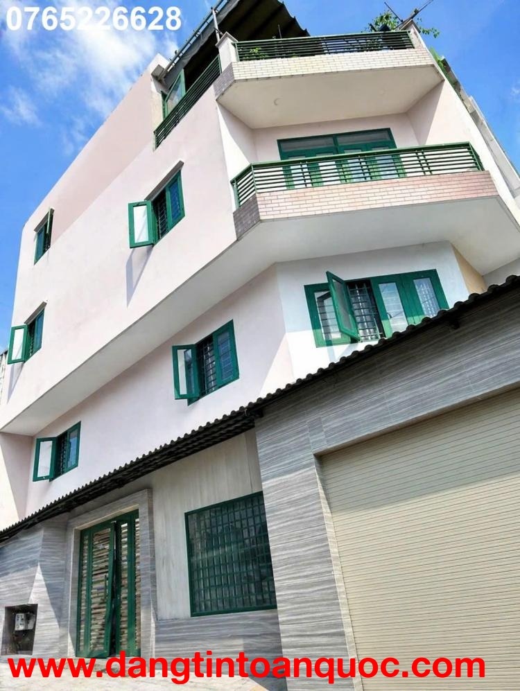 4 TẦNG CĂN GÓC 2 MẶT TIỀN HẺM XE TẢI SÁT MẶT TIỀN GẦN LÊ TRỌNG TẤN, AEON TÂN PHÚ 80M2 DƯỚI 4.7 TỎI +