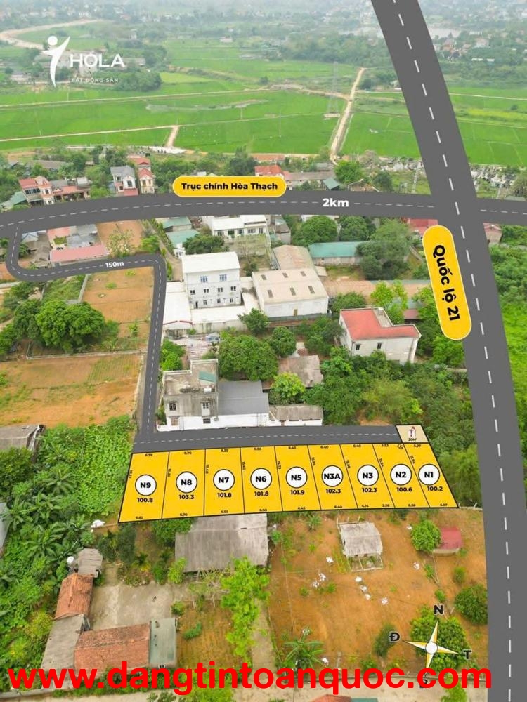 2 tỷ sở hữu ngay đất Phú Cát - Ô tô vào tận cửa - Gần trung tâm - Tiện ích xung quanh - Giá mềm