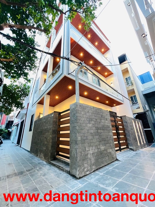 BÁN NHÀ 4 TẦNG PHƯƠNG LƯU, ĐÔNG HẢI, HẢI AN  LÔ GÓC 3 MẶT NGÕ  FULL NỘI THẤT